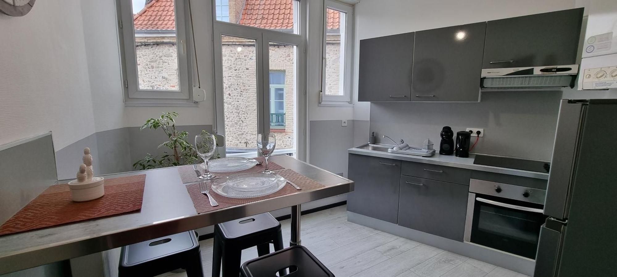 Elegant Appartement Centre Ville - 4 Pers Etaples Bagian luar foto